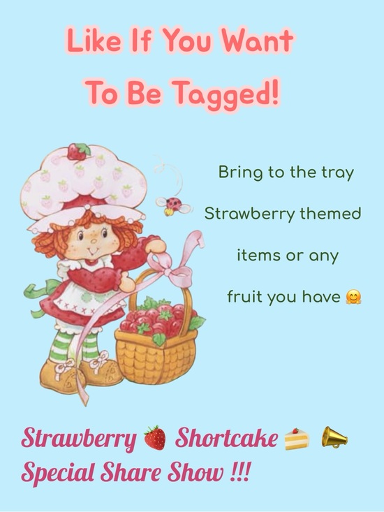 Other - Live Show Strawberry Shortcake Themed Party Tag List !!!